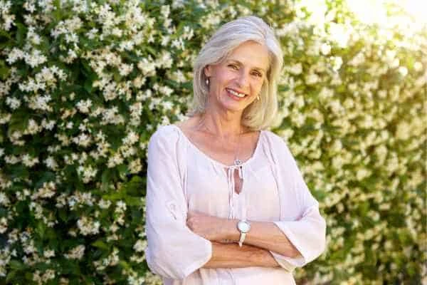 Older woman happy with urinary incontinence treatment Ruislip Manor
