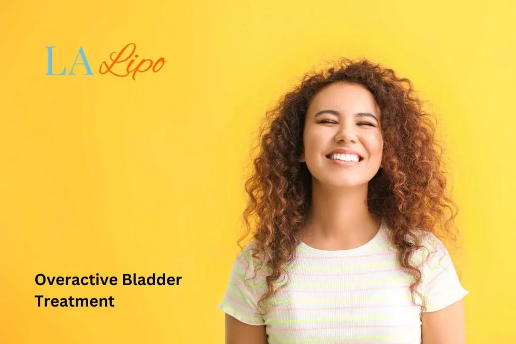 woman smiling about overactive bladder treatment Ruislip Manor solutions